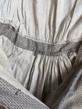 Load image into Gallery viewer, 1900s Black + White Cotton Dress