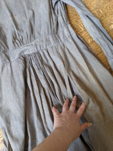 Load image into Gallery viewer, 1900s Black + White Cotton Dress