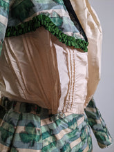 Load image into Gallery viewer, 1890s Green Leaf Pattern Dress | Study + Display
