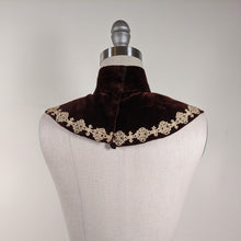 Load image into Gallery viewer, 1890s-1900s Velveteen Collar