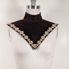 Load image into Gallery viewer, 1890s-1900s Velveteen Collar