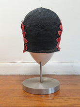 Load image into Gallery viewer, 1920s Black + Pink Cloche Hat