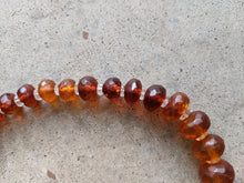 Load image into Gallery viewer, 19th c. Faceted Amber Necklace