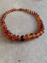 Load image into Gallery viewer, 19th c. Faceted Amber Necklace