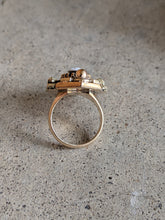 Load image into Gallery viewer, 19th c. 14k Gold Etruscan Revival Cameo Ring