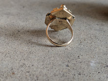 Load image into Gallery viewer, 19th c. 14k Gold Etruscan Revival Cameo Ring