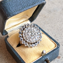 Load image into Gallery viewer, Early 19th c. Black Dot Paste Silver Ring