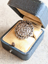 Load image into Gallery viewer, Early 19th c. Black Dot Paste Silver Ring