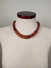 Load image into Gallery viewer, 19th c. Faceted Amber Necklace