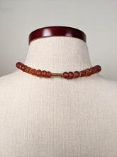 Load image into Gallery viewer, 19th c. Faceted Amber Necklace