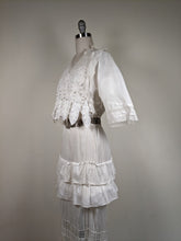 Load image into Gallery viewer, 1910s Flower Motif Lingerie Dress