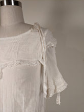 Load image into Gallery viewer, C. 1920s Cotton Gauze Dress