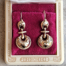 Load image into Gallery viewer, 1870s-1880s 9k Gold Earrings