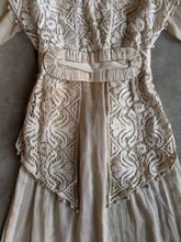 Load image into Gallery viewer, Early 1910s Crochet Lace Dress