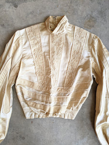 1900s Cream Silk Shirt-Waist | Study + Display