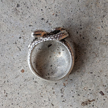 Load image into Gallery viewer, 1920s-1930s Sterling Silver Coiled Snake Ring