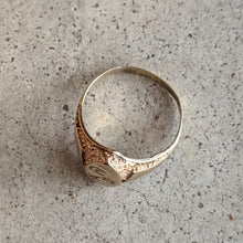Load image into Gallery viewer, 14k Gold Celestial Signet Ring c. Turn of the Century