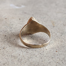 Load image into Gallery viewer, 14k Gold Celestial Signet Ring c. Turn of the Century
