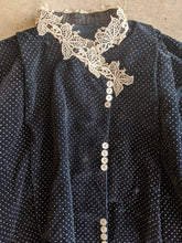 Load image into Gallery viewer, 1902-1903 Blue Velveteen Shirt-Waist