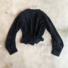 Load image into Gallery viewer, 1902-1903 Blue Velveteen Shirt-Waist