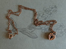 Load image into Gallery viewer, 1900s-1910s Heart Padlock Necklace