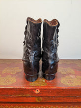 Load image into Gallery viewer, 1890s Black Side Button Boots