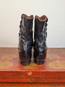 1890s Black Side Button Boots