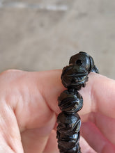 Load image into Gallery viewer, c. 1860s Carved Jet Bead Necklace