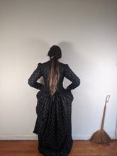 Load image into Gallery viewer, c. 1890s-1900s Dark Indigo Calico Dress