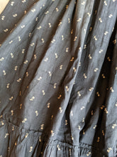 Load image into Gallery viewer, c. 1890s-1900s Dark Indigo Calico Dress