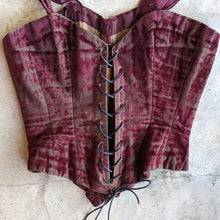 Load image into Gallery viewer, 19th c. Purple Velvet Swiss Waist