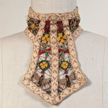 Load image into Gallery viewer, 1900s Collar with Butterflies, Spider Webs, Flowers