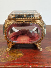 Load image into Gallery viewer, 19th c. Ormolu Beveled Glass Jewelry Casket
