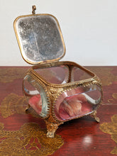 Load image into Gallery viewer, 19th c. Ormolu Beveled Glass Jewelry Casket