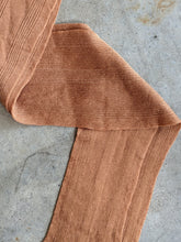 Load image into Gallery viewer, 1940s Cotton + Rayon Orange Stockings