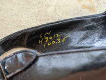 Load image into Gallery viewer, 1940s Black Platform Peep Toe Heels | Sz 6N