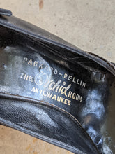 Load image into Gallery viewer, 1940s Black Platform Peep Toe Heels | Sz 6N