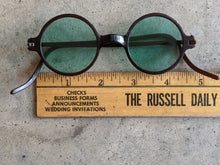 Load image into Gallery viewer, Green Tinted Willson Glasses c. 1920s