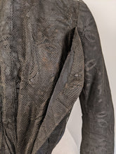 Load image into Gallery viewer, c. 1901 Black Lace Shirt-Waist or Bodice
