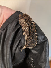 Load image into Gallery viewer, c. 1901 Black Lace Shirt-Waist or Bodice
