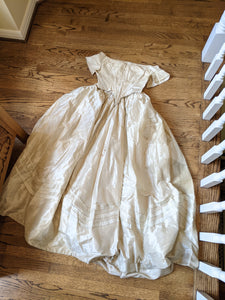 RESERVED LISTING | c. 1860 Wedding Gown