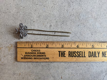 Load image into Gallery viewer, 19th c. Cut Steel Butterfly Hair Pin