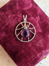 Load image into Gallery viewer, 1900s-1910s Sterling Silver Spider Pendant