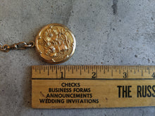 Load image into Gallery viewer, c. 1900s-1910s Locket + Long Guard Chain