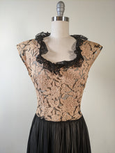 Load image into Gallery viewer, c. 1940s Silk Chiffon Gown
