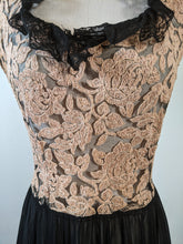 Load image into Gallery viewer, c. 1940s Silk Chiffon Gown
