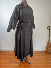 Load image into Gallery viewer, RESERVED | 1910s Black Silk Dress