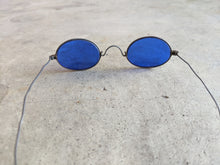 Load image into Gallery viewer, 1890s-1900s Cobalt Blue Tinted Glasses