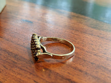 Load image into Gallery viewer, c. 1940s Bohemian Garnet Ring in Box