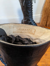 Load image into Gallery viewer, 1910s-1920s Black Lace Up Boots | Approx Sz 7.5-8